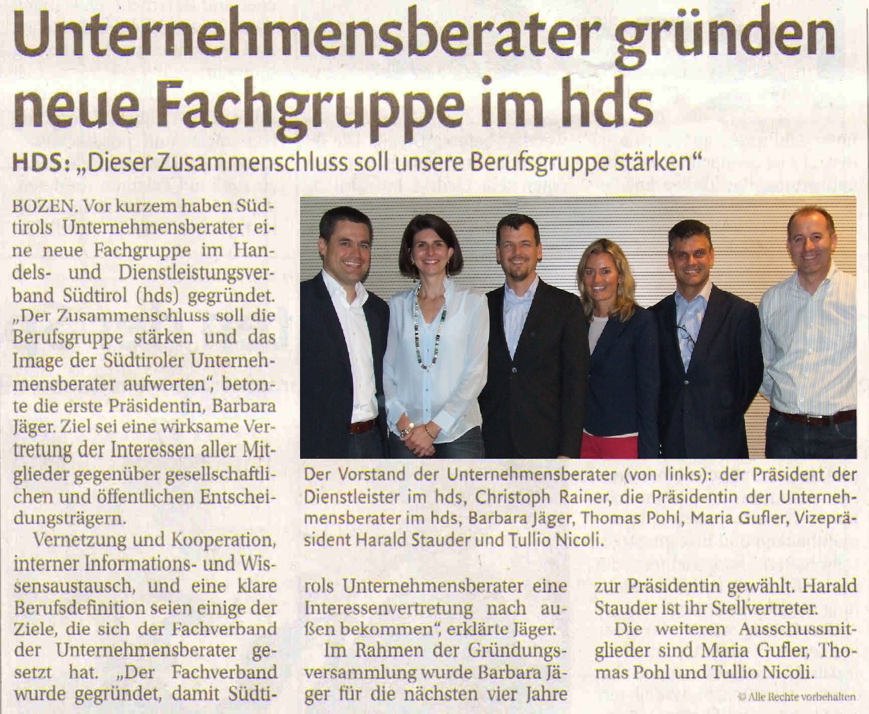 dolomiten-27-05-2014-unternehmensberater-fachgruppe-hds-suedtirol